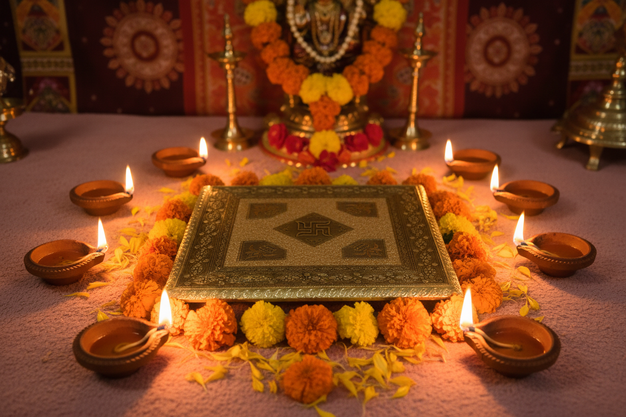 Indian Pooja Background - Version 2